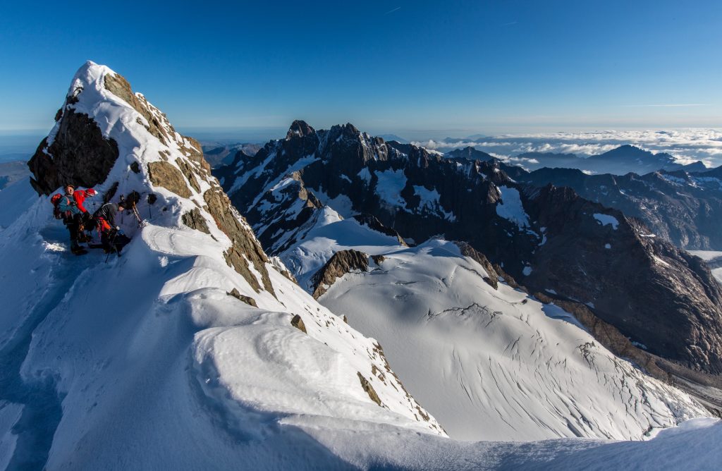 Piz Roseg & Piz Scerscen mit Bergführer von ProAlpina