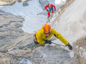 Eis-Couloirs und Nordwände Chamonix mit Bergführer