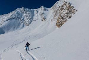Hochfeiler Nordwand mit Bergführer