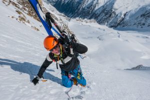 Hochfeiler Nordwand mit Bergführer