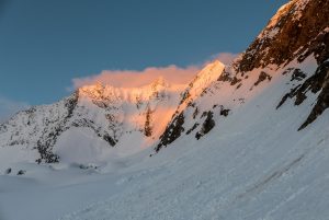 Hochfeiler Nordwand mit Bergführer