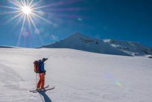 Hochfeiler Nordwand mit Bergführer