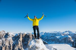 Couloir Misitica - Innterkoflerturm mit Bergführer